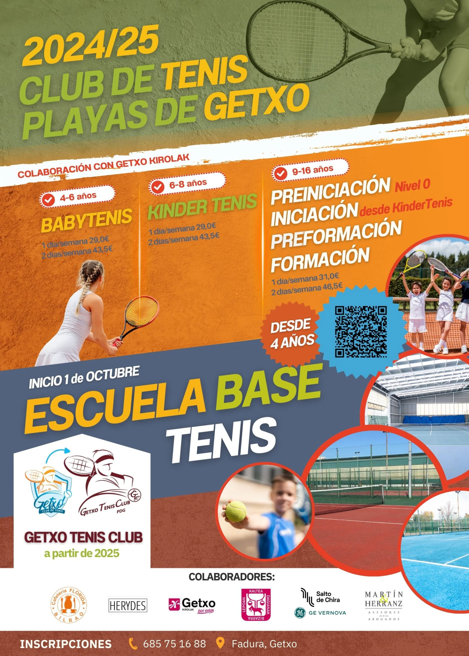 Curso Getxo Tenis Academy 2024-2025